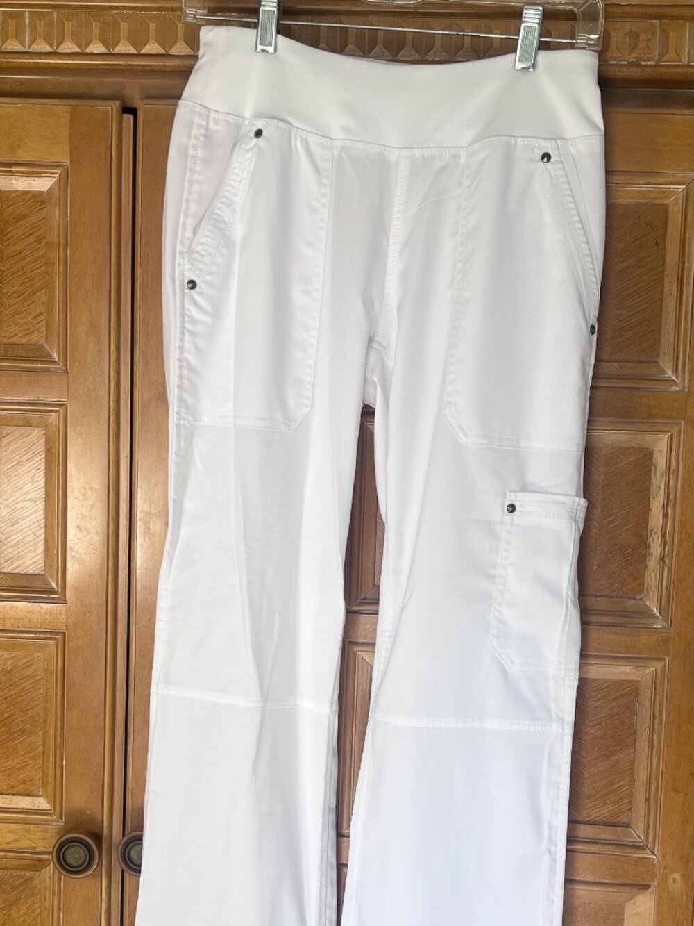 Healing Hands Purple Label Tori Women Yoga Pants Straight Leg White XLarge